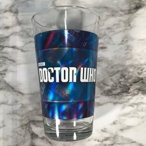 Rare Vintage Dr Who Glass Cup
